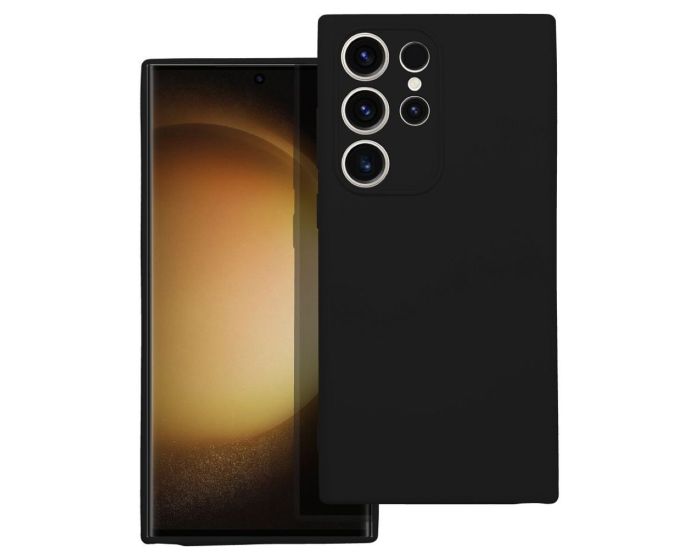 Forcell Silicone Case Θήκη Σιλικόνης Black (Samsung Galaxy S24 Ultra)