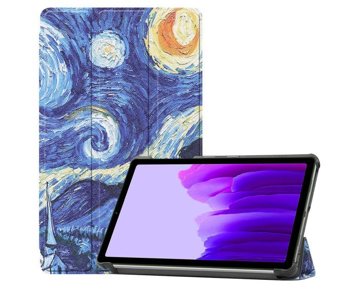 Tri-Fold Book Case με δυνατότητα Stand - Starry Night (Samsung Galaxy Tab A7 Lite 8.7)
