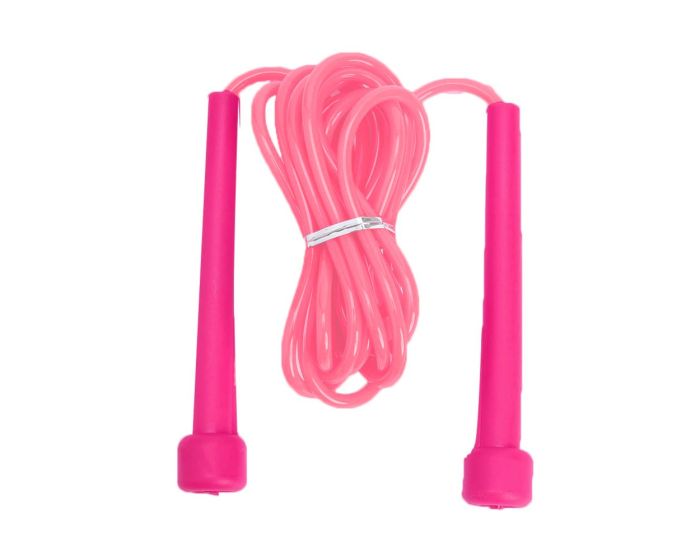 Skipping Rope Crossfit PVC Σχοινάκι Γυμναστικής Pink