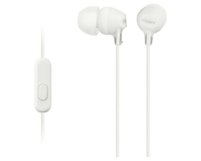 SONY Handsfree (MDREX15APW.CE7) Earphones Mini Jack 3.5mm - White