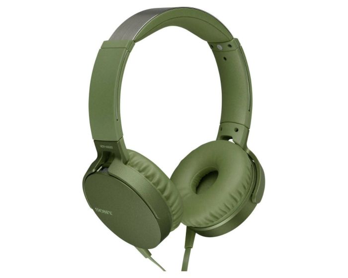 SONY Extrabass Stereo Headphones (MDR-XB550AP) Ενσύρματα Ακουστικά - Green