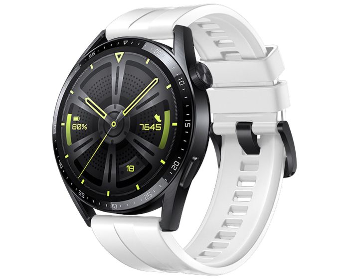 Strap One Silicone Band White - Λουράκι Σιλικόνης για Huawei Watch GT 3 42mm