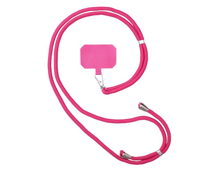 Stylish Cord Smartphone Lanyard Strap Λουράκι Θήκης Κινητού - Hot Pink
