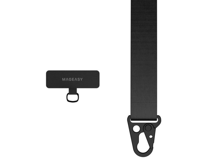 MagEasy Strap + Strap Card (MPHIPH063YB22) Universal Neck Strap Λουράκι - Mystery Black