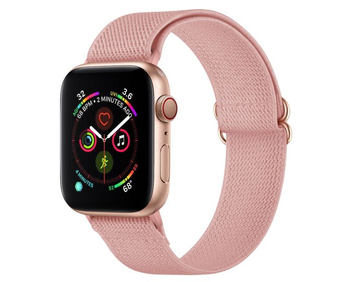 TECH-PROTECT Mellow - Pink Sand - Ελαστικό Υφασμάτινο Λουράκι για Apple Watch 38/40/41 mm (4/5/6/7/8/9/SE)