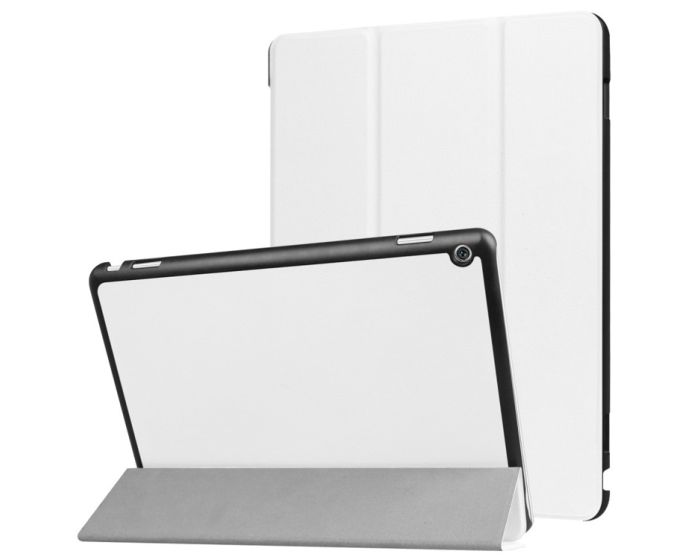 Xcase Ultra Slim Smart Cover Case (167411) με δυνατότητα Stand - White (Huawei MediaPad M3 Lite 10.1'')