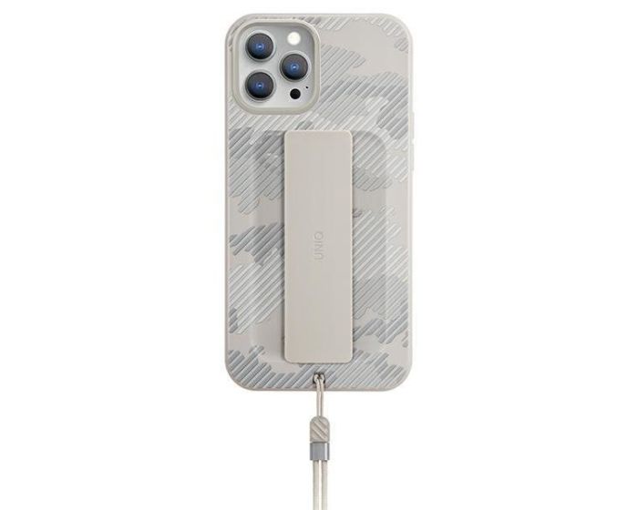 UNIQ Heldro Antibacterial Case Ανθεκτική Θήκη (iPhone 12 Pro Max) - Ivory Camo