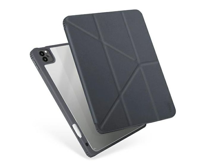 UNIQ Moven Stand Case Θήκη με Δυνατότητα Stand - Charcoal Gray (iPad 10.2 2019 / 2020 / 2021)