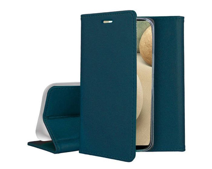 Forcell Magnet Wallet Case Θήκη Πορτοφόλι με δυνατότητα Stand Dark Green (Samsung Galaxy A12 / M12) - MT54943