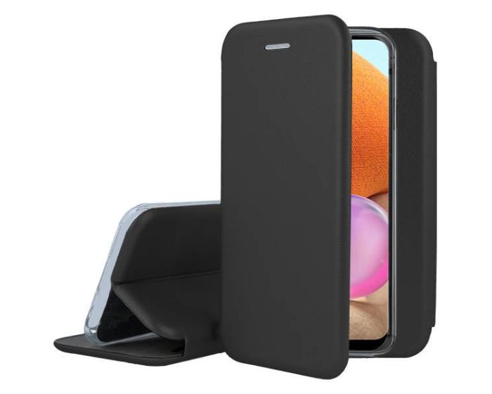 Smart Diva Book Case με Δυνατότητα Στήριξης - Black (Samsung Galaxy A32 4G)