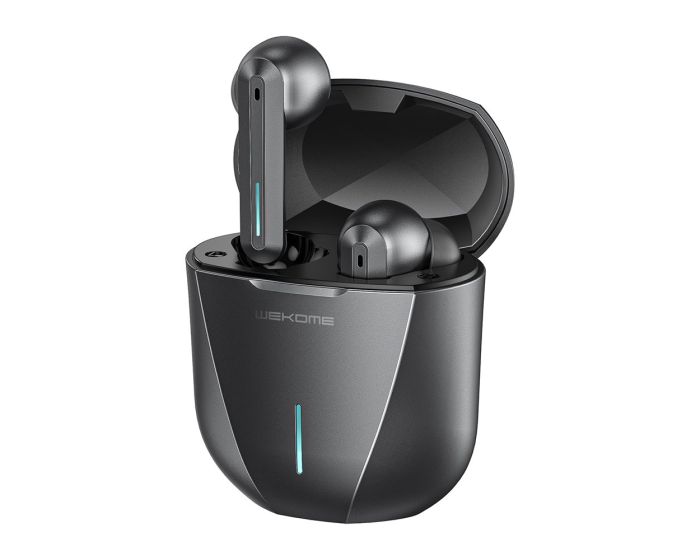 WK Design TWS (ET-V9 Gray) Wireless Bluetooth Stereo Earbuds with Charging Box - Gray