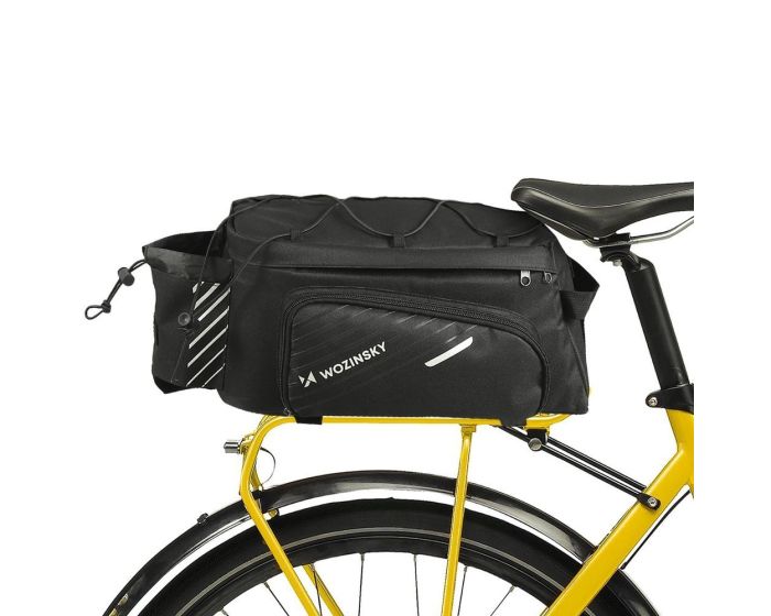 Wozinsky Bicycle Pannier Bag 9L with Shoulder Strap (WBB22BK) Τσαντάκι Σχάρας Ποδηλάτου Black