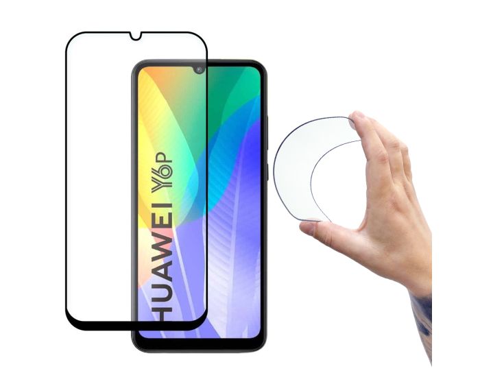 Wozinsky Nano Flexi Full Face Black Αντιχαρακτικό 9H Hybrid Screen Protector (Huawei Y6P)