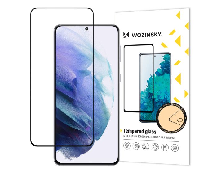 Wozinsky Full Glue Full Face Case Friendly Black Αντιχαρακτικό Γυαλί 9H Tempered Glass (Samsung Galaxy S22 5G)