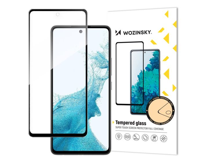 Wozinsky Full Glue Full Face Case Friendly Black Αντιχαρακτικό Γυαλί 9H Tempered Glass (Samsung Galaxy A53 5G)