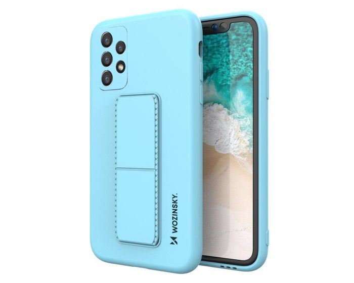 Wozinsky Kickstand Flexible Silicone Case - Θήκη Σιλικόνης με Stand Light Blue (Samsung Galaxy A32 5G)