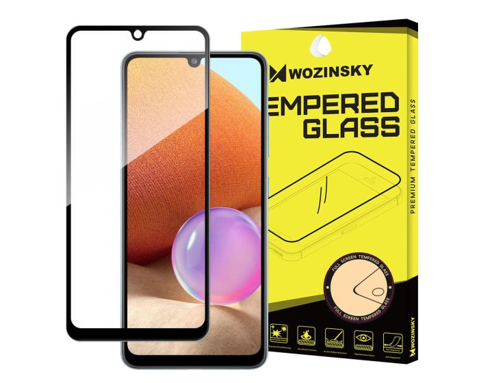 Wozinsky Full Glue Full Face Case Friendly Black Αντιχαρακτικό Γυαλί 9H Tempered Glass (Samsung Galaxy A32 4G)
