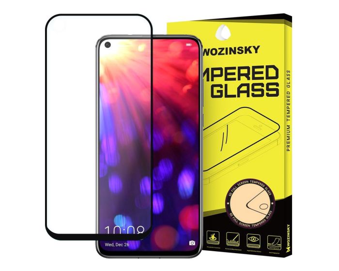 Wozinsky Full Glue Full Face Case Friendly Black Αντιχαρακτικό Γυαλί 9H Tempered Glass (Huawei Nova 5T / Honor 20)