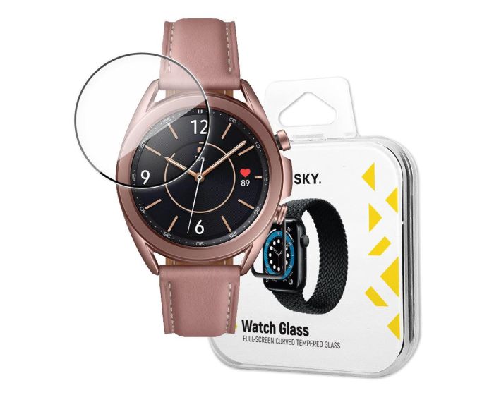 Wozinsky Hybrid 3D Full Face Αντιχαρακτικό Γυαλί 7H Tempered Glass Μαύρο (Samsung Galaxy Watch 3 41mm)