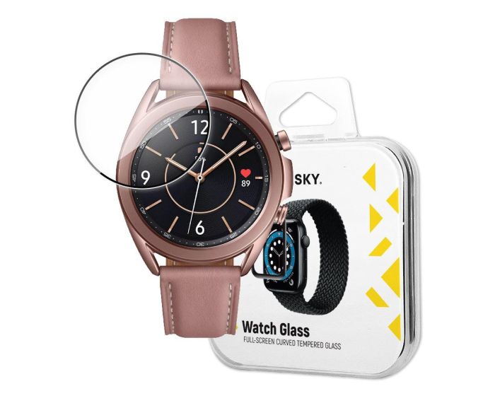 Wozinsky Hybrid 3D Full Face Αντιχαρακτικό Γυαλί 7H Tempered Glass Μαύρο (Samsung Galaxy Watch 3 45mm)