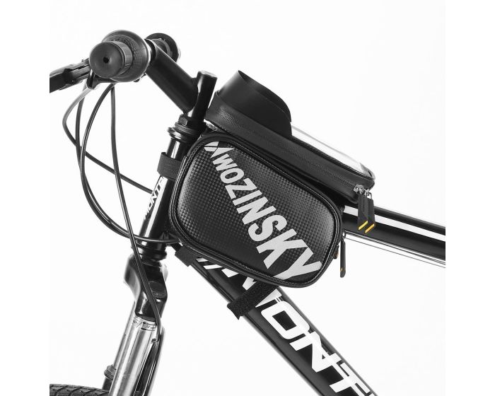 Wozinsky Bike Front Storage Detachable Bag (WBB21BK) Τσαντάκι Ποδηλάτου με Θέση για Smartphone - Black