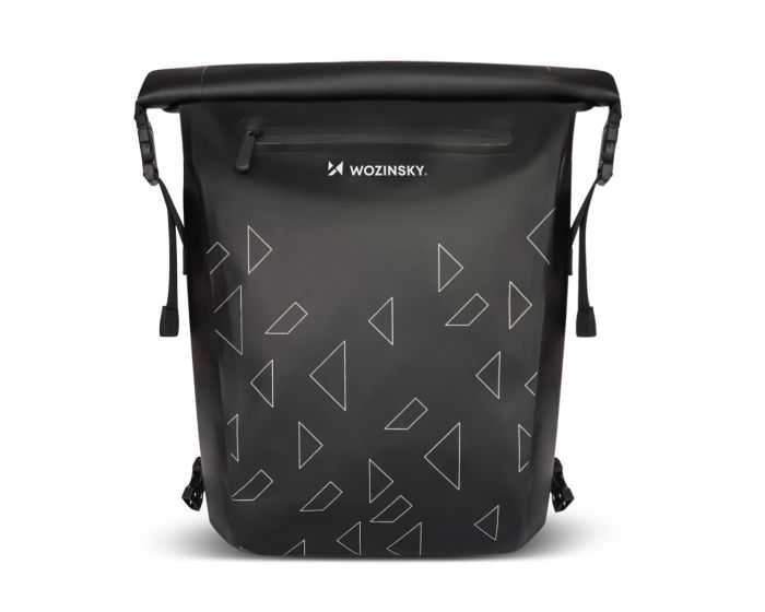 Wozinsky Waterproof Bicycle Backpack Bag 2in1 23L (WBB31BK) Backpack / Τσάντα Σχάρας Ποδηλάτου Black