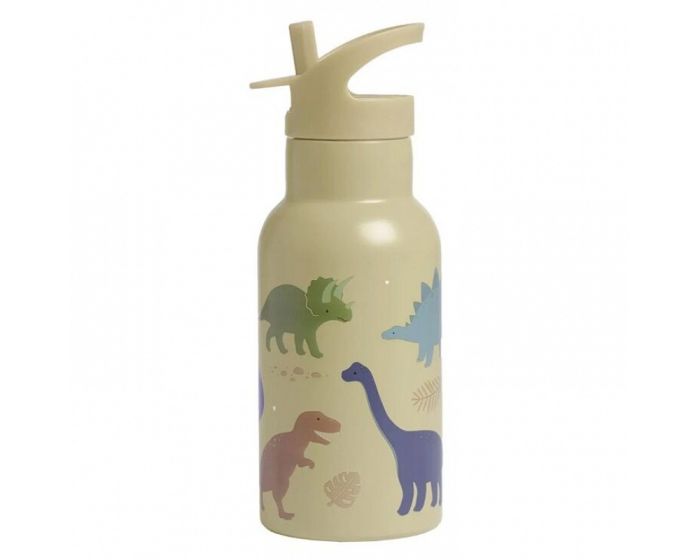 A Little Lovely Company Stainless Steel Drink Bottle 350ml Θερμός - Dinosaurs