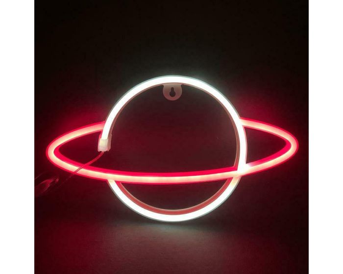 ACA 108 Neon LED Light Φωτιστικό Celestial Body - Κόκκινο / Ψυχρό Λευκό