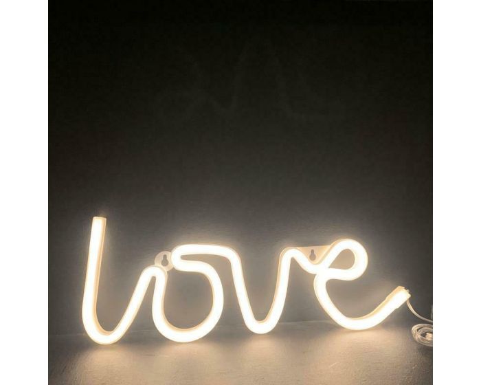 ACA 118 Neon LED Light Φωτιστικό Love - Θερμό Λευκό