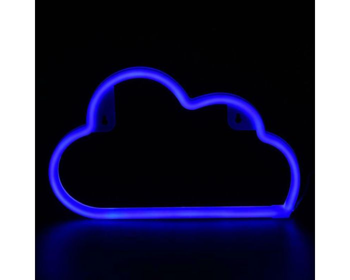 ACA 48 Neon LED Light Φωτιστικό Σύννεφο - Μπλε