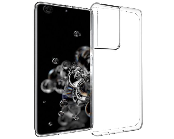 Accezz Slim Flexible Silicone Case Θήκη Σιλικόνης Clear (Samsung Galaxy S21 Ultra 5G)