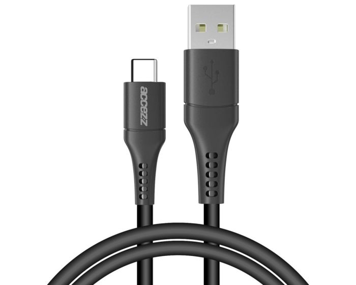 Accezz Type-C to USB Cable Καλώδιο 1m - Black