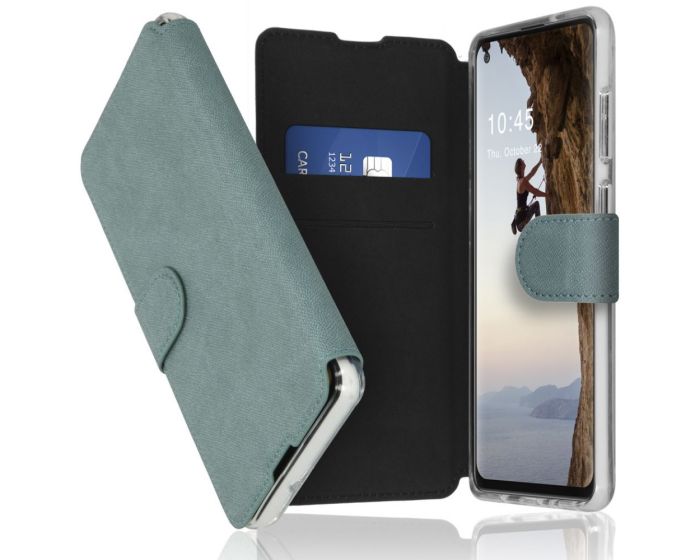 Accezz Xtreme Wallet Case Θήκη Πορτοφόλι - Light Blue (Samsung Galaxy A21s)