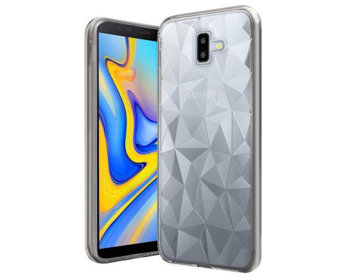 Forcell Air Prism 3D Pattern Flexible Θήκη Σιλικόνης Clear (Samsung Galaxy J6 Plus 2018)