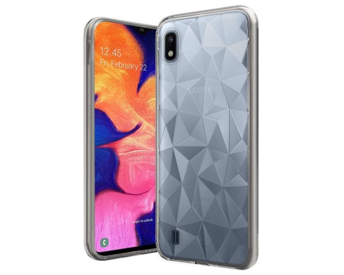 Forcell Air Prism 3D Pattern Flexible Θήκη Σιλικόνης Clear (Samsung Galaxy A10)