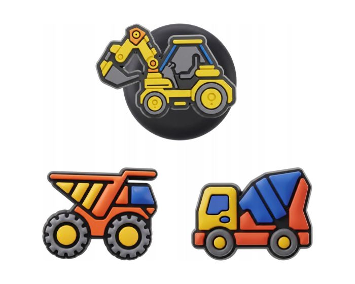 Kids Silicone Flexible Apple AirTag Case (3 Pcs) Θήκη Σιλικόνης - Excavator - MT84470