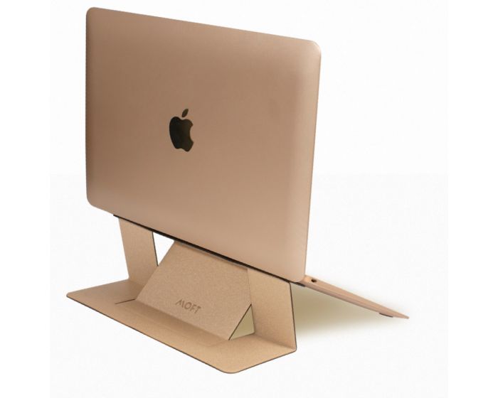 Allocacoc MOFT Laptop Stand Αναδιπλούμενη Βάση Στήριξης για Laptop έως 15.6'' Gold