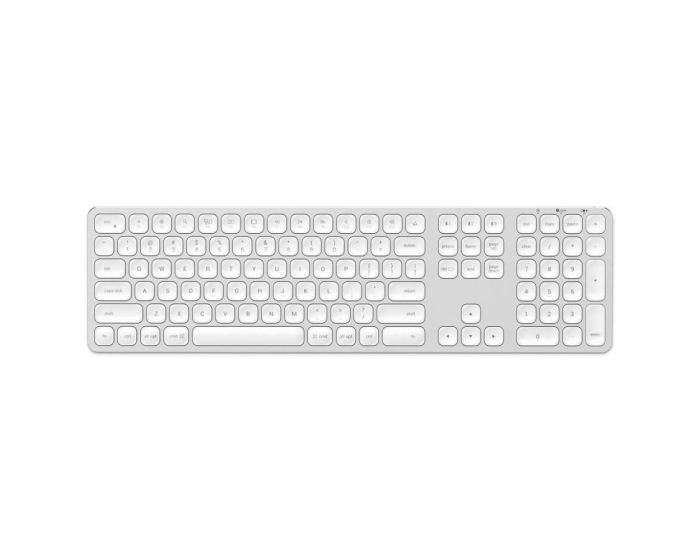 SATECHI Aluminum Bluetooth Keyboard Αγγλικό US - White