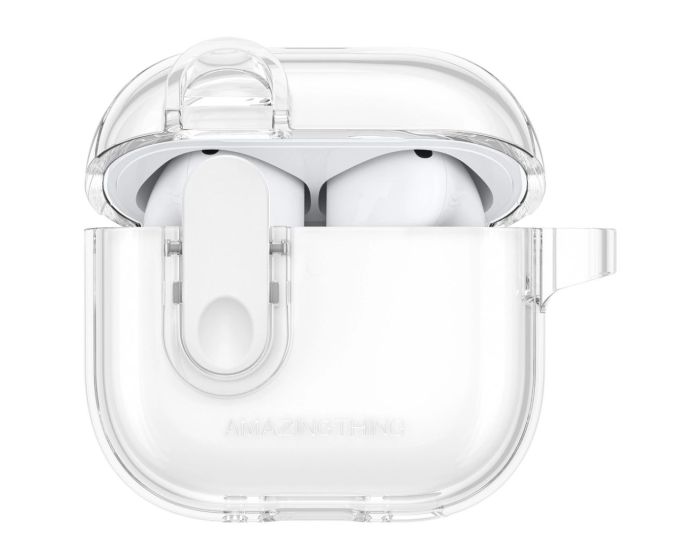 AmazingThing Minimal Case Θήκη Σιλικόνης για Apple AirPods 4 - Clear - MT83093