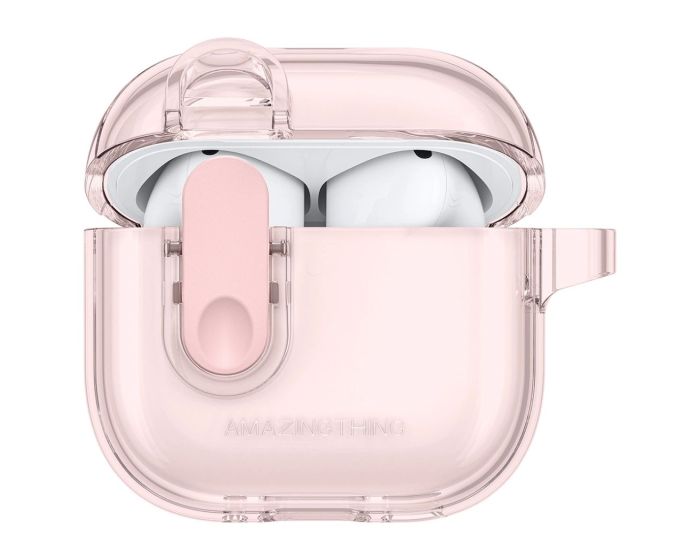 AmazingThing Minimal Case Θήκη Σιλικόνης για Apple AirPods 4 - Pink - MT83095