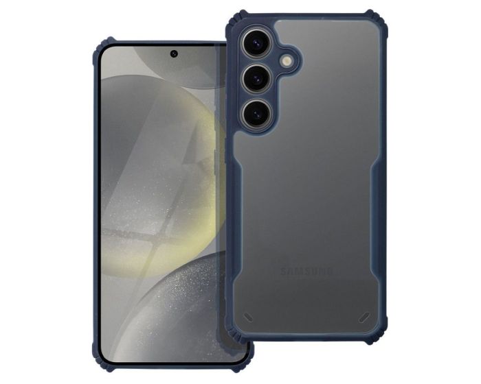 Anti-Drop Shock-Absorbing Hybrid Case Clear / Navy (Samsung Galaxy A25 5G)