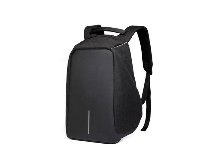 Anti-Theft Backpack with USB Slot Σακίδιο Πλάτης - Black