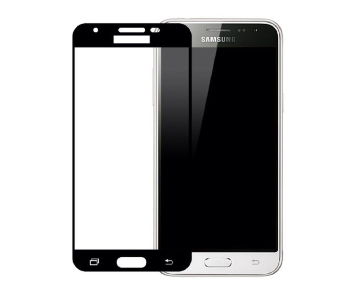 3D Full Face 9H Tempered Glass Screen Protector - Μαύρο (Samsung Galaxy J3 2017)