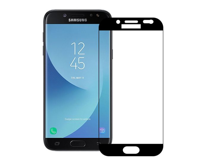 3D Full Glue Full Face 9H Tempered Glass Screen Protector - Μαύρο (Samsung Galaxy J5 2017)