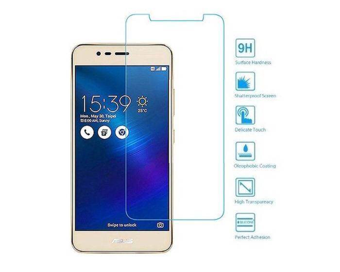 Αντιχαρακτικό Γυάλινο Προστατευτικό 9Η Tempered Glass Screen Prοtector (ASUS Zenfone 3 Max ZC520TL)