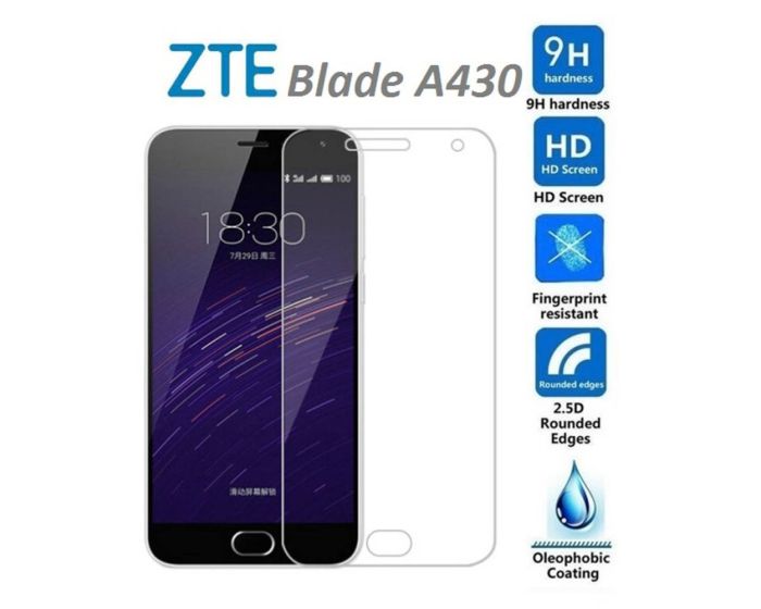 NEWTOP Αντιχαρακτικό Γυάλινο Προστατευτικό 9Η Tempered Glass Screen Prοtector (ZTE Blade A430)