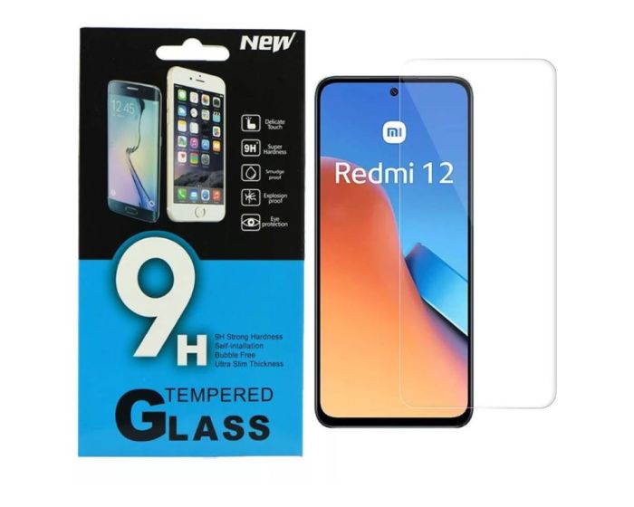 Αντιχαρακτικό Γυάλινο Προστατευτικό 9Η Tempered Glass Screen Prοtector (Xiaomi Redmi 12 / 12 5G)