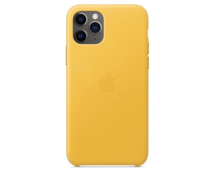 Apple Official Leather Cover (MWYA2ZM/A) Δερμάτινη Θήκη Juicy Lemon (iPhone 11 Pro)
