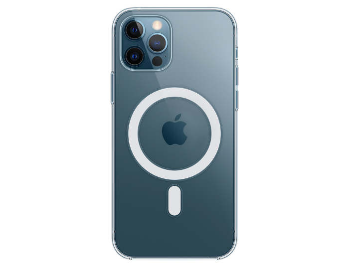 Apple Official Silicone Case (MHLN3ZM/A) with MagSafe Clear (iPhone 12 Pro Max)