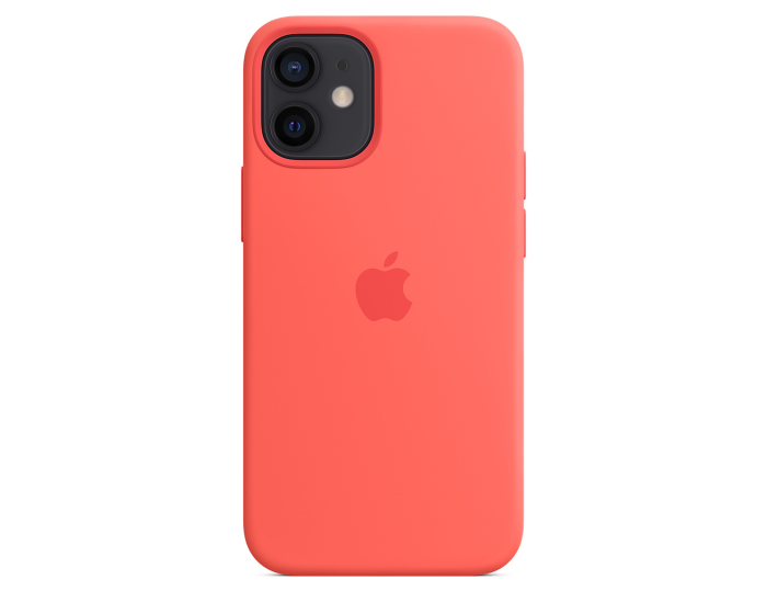 Apple Official Silicone Case (MHKP3ZM/A) with MagSafe Pink Citrus (iPhone 12 mini)